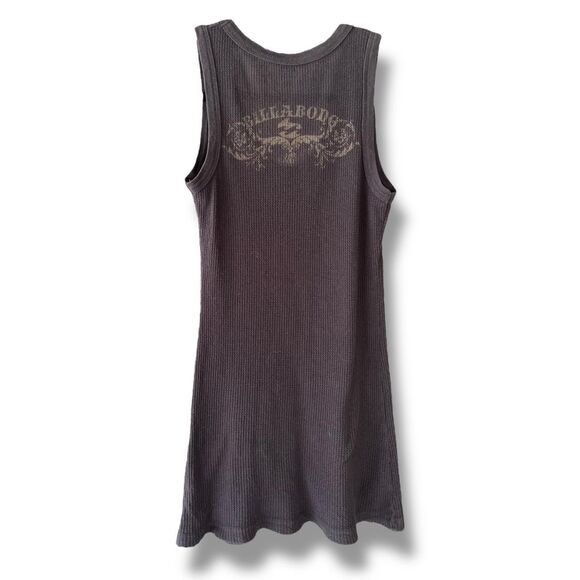 Billabong Women's Grey and Khaki Tank Top - Picture 4 of 7